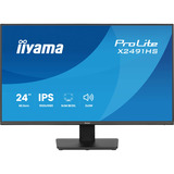 iiyama ProLite X2491HS-B1 23.8" monitor Zwart, 120 Hz, HDMI, DisplayPort, Audio