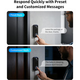 Aqara Deurbelcamera G400 (bedraad) Zwart, 2K