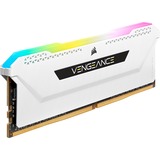 Corsair 16 GB DDR4-3200 Kit werkgeheugen Wit, CMH16GX4M2E3200C16W, Vengeance RGB PRO SL, XMP 2.0