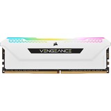 Corsair 16 GB DDR4-3200 Kit werkgeheugen Wit, CMH16GX4M2E3200C16W, Vengeance RGB PRO SL, XMP 2.0