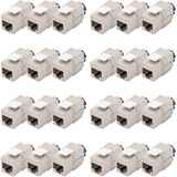 Digitus CAT 6A Keystone module met intelligente kabelmanager Zilver, 24 stuks