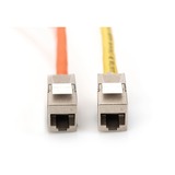 Digitus CAT 6A Keystone module met intelligente kabelmanager Zilver, 24 stuks