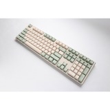 Ducky One 3 Matcha, toetsenbord Crème/groen, US lay-out, Cherry MX Brown, PBT Double Shot, hot swap