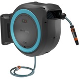 GARDENA 40 m Wand-slangenbox Powerroll XXL slanghaspel Grijs/turquoise, 40 meter, Accu en oplader niet inbegrepen, POWER FOR ALL ALLIANCE, 