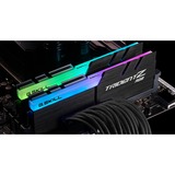 G.Skill 32 GB DDR4-4000 Kit werkgeheugen Zwart, F4-4000C18D-32GTZR, Trident Z RGB, XMP