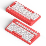 Iqunix OG80 Joy Vendor Wireless Mechanical Keyboard Grijs, US lay-out (QWERTY), Cherry MX Brown, 80% (TKL)	, RGB leds, Hot-swappable, PBT, 2.4GHz | Bluetooth 5.1 | USB-C