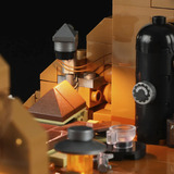 Lumibricks Retro House - Hunting Cabin Constructiespeelgoed F9018