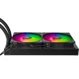 SilverStone NovaPeak 240 ARGB waterkoeling Zwart, 4 Pin PWM