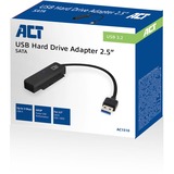 ACT Connectivity USB adapterkabel naar 2,5" SATA HDD/SSD Zwart, USB 3.2 (5 Gbit/s)