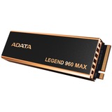 ADATA LEGEND 960 MAX 1 TB SSD Donkergrijs/goud, PCIe 4.0 x4, NVMe 1.4, M.2 2280