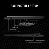 ASUS TUF Gaming A16 FA608UM-RV231W 16"  gaming laptop Zwart/grijs | R7 260 | RTX 5060 | 16 GB | 512 GB SSD