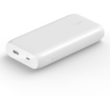 Belkin BoostCharge USB-C PD-powerbank 20K Wit, 20.000 mAh