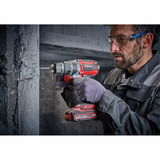 EINHELL Professional Accu Klopboor-/Schroefmachine TP-CD 18/70 Li-i BL+70 (2+3Ah) klopboorschroevendraaier Rood/zwart, Incl. 2.0 Ah + 3.0 Ah Power X-Change accu en lader, 70-delige bit-/booraccessoireset, E-Case S-F