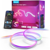 Govee Neon Rope Light 2 ledstrip Wit, 4 meter, 2,4GHz wifi, Bluetooth