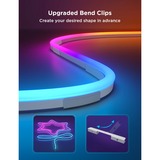 Govee Neon Rope Light 2 ledstrip Wit, 4 meter, 2,4GHz wifi, Bluetooth