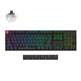Keychron K10X-B3, toetsenbord Zwart, US lay-out, Keychron Super Brown, RGB, Cherry Double-shot PBT Keycaps, Bluetooth / USB-C