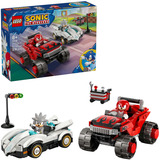 LEGO Sonic the Hedgehog - Silvers auto vs. Knuckles' monstertruck Constructiespeelgoed 77118