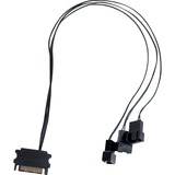 Lian Li UNI FAN SL120 Wireless RGB case fans Zwart, 3 stuks, 120 x 124.5 x 28 mm, PWM