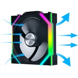 Lian Li UNI FAN SL120 Wireless RGB case fans Zwart, 3 stuks, 120 x 124.5 x 28 mm, PWM