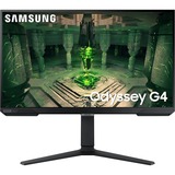Samsung Odyssey G4 G40B 25" gaming monitor Zwart, 2x HDMI, DisplayPort, 240 Hz