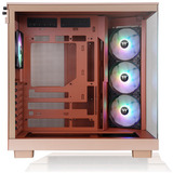 Thermaltake View 380 XL TG ARGB Gravel Sand midi tower behuizing Lichtbruin | 2x USB-A | 1x USB-C | RGB | Window