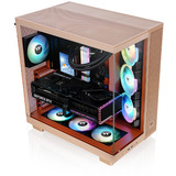 Thermaltake View 380 XL TG ARGB Gravel Sand midi tower behuizing Lichtbruin | 2x USB-A | 1x USB-C | RGB | Window