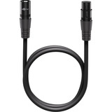 goobay XLR-aansluitkabel Zwart, 20 meter