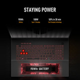 ASUS TUF Gaming A18 FA808UP-S8011W 18"  gaming laptop Zwart/grijs | R7 260 | RTX 5070 | 16 GB | 1 TB SSD