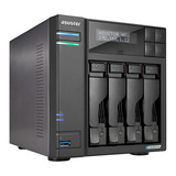 Asustor Lockerstor 4 Gen2+ AS6704T v2 nas Zwart, 2x 5G LAN, HDMI, USB