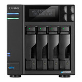 Asustor Lockerstor 4 Gen2+ AS6704T v2 nas Zwart, 2x 5G LAN, HDMI, USB
