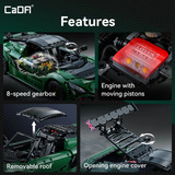 CaDA Lotus Exige Cup 430 Constructiespeelgoed C61511W, Schaal 1:8