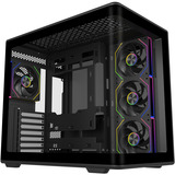 Cooler Master Elite 600 ARGB  midi tower behuizing Zwart | 2x USB-A | 1x USB-C | RGB | Window