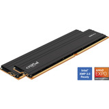 Crucial 64 GB DDR4-3200 (2x 32 GB) Dual-Kit werkgeheugen Zwart, CP2K32G4DFRA32A, PRO, XMP 2.0 