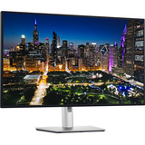 Dell UltraSharp 32 4K Thunderbolt hubmonitor - U3225QE 31.5"  Zwart/zilver, 1x HDMI, 2x DisplayPort (1x uit, 1x in), 1x Thunderbold 4, 120 Hz