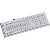 Ducky One X Wireless, toetsenbord Wit, US lay-out, Ducky Inductive, Hot-swappable, PBT, 2.4 GHz | Bluetooth | USB-C