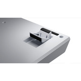 Ducky One X Wireless, toetsenbord Wit, US lay-out, Ducky Inductive, Hot-swappable, PBT, 2.4 GHz | Bluetooth | USB-C