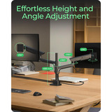 ICY BOX IB-MS702-T monitorarm Zwart