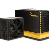 Inter-Tech Argus GPS-600 600 watt voeding  Zwart, 4x PCIe, 4x PCIe