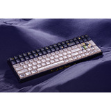 Iqunix F97 Starry Tryst, gaming toetsenbord Donkerblauw/wit, US lay-out, Gateron Red, RGB leds, 96%, Hot-swappable, PBT, 2.4GHz | Bluetooth 5.1 | USB-C