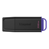 Kingston DataTraveler Exodia 512 GB usb-stick Zwart/lila, USB-A 3.2 Gen 1 (5 Gbit/s)