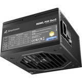 Sharkoon Rebel P20 Gen2 modulaire 1000 watt voeding  Zwart, 1x 12V-2x6, 3x PCIe