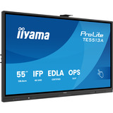 iiyama ProLite TE5513A-B3AG 54.6" 4K Ultra HD touchscreen monitor Zwart, 1x DisplayPort, 2x HDMI, 3x USB-C, 5x USB-A, 2x RJ-45, WiFi-6E, BT 5.0, Android
