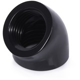 Alphacool Eiszapfen L-Verbinder 45°       bk verbinding Zwart