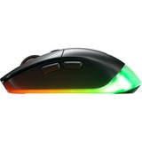 CHERRY XTRFY M50 Wireless gaming muis Zwart, 12.000 dpi, RGB, Bluetooth 5.2 / 2.4 Ghz / USB