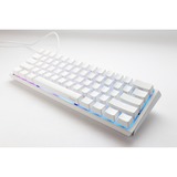 Ducky One 3 Classic Pure White Mini, toetsenbord Wit, US lay-out, Cherry MX Brown, RGB led, Double-shot PBT, Hot-swappable, QUACK Mechanics, 60%