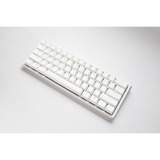 Ducky One 3 Classic Pure White Mini, toetsenbord Wit, US lay-out, Cherry MX Brown, RGB led, Double-shot PBT, Hot-swappable, QUACK Mechanics, 60%