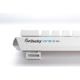 Ducky One 3 Classic Pure White Mini, toetsenbord Wit, US lay-out, Cherry MX Brown, RGB led, Double-shot PBT, Hot-swappable, QUACK Mechanics, 60%