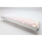 Ducky One 3 Classic Pure White TKL RGB mechanisch toetsenbord Wit, US lay-out (QWERTY), Cherry MX Red, 80% (TKL)	, RGB leds, Double-shot PBT, Hot-swappable, QUACK Mechanics