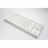 Ducky One 3 Classic Pure White TKL RGB mechanisch toetsenbord Wit, US lay-out (QWERTY), Cherry MX Red, 80% (TKL)	, RGB leds, Double-shot PBT, Hot-swappable, QUACK Mechanics