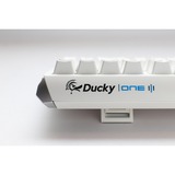 Ducky One 3 Classic Pure White TKL, toetsenbord Wit, US lay-out, Cherry MX Red, RGB led, Double-shot PBT, Hot-swappable, QUACK Mechanics, 80%